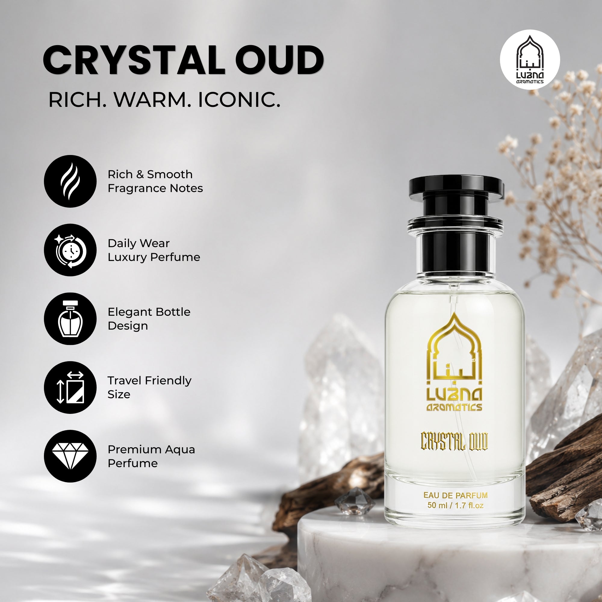 Crystal Oud – Eau De Parfum | 50 Ml